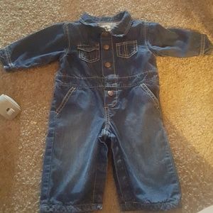 Oshkosh baby whole one piece denim